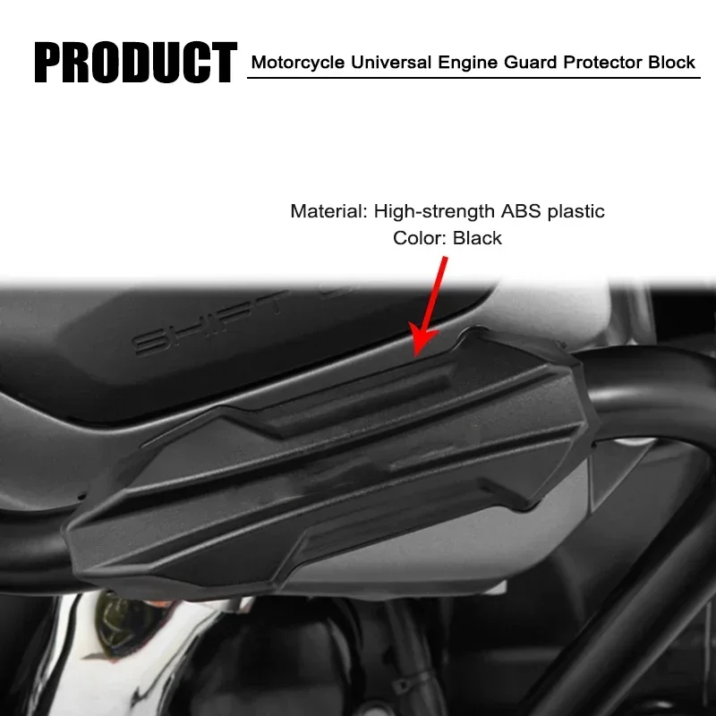 For BMW R1200GS LC R1250GS ADV R 1200 GS F800GS F850GS Adventure Engine Crash Bar Protector Bumper Guard Decorative Block