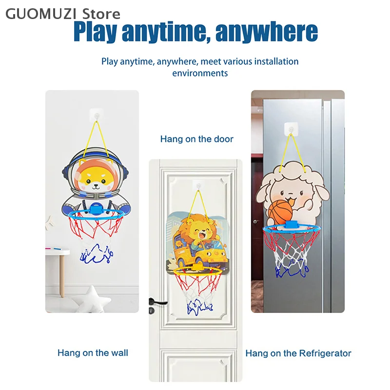 أطفال كرة السلة هوب كيت الكرتون الإبداعية الحيوانات كرة السلة الوقوف في الهواء الطلق داخلي لعبة الرياضة لعب لعب للأطفال أطفال