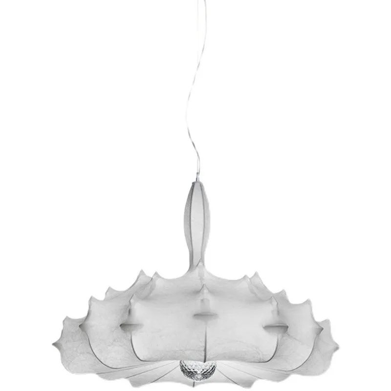 

Silk Japanese retro chandelier full spectrum designer showroom building villa living room airship chandelier