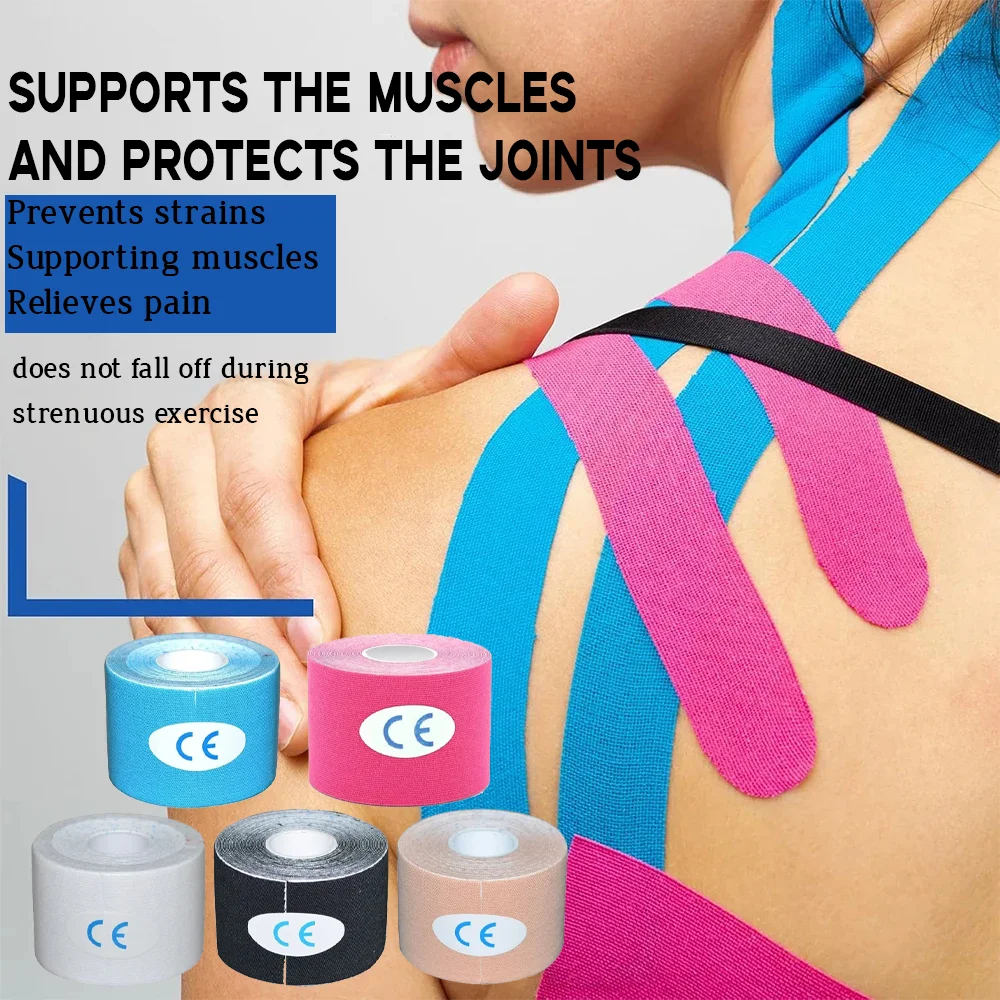 Sports Function Tape, Knee Pain Relief, Muscle Support, Elastic Tape, Muscle Recovery, Sports Protection, Gym Recovery Tape