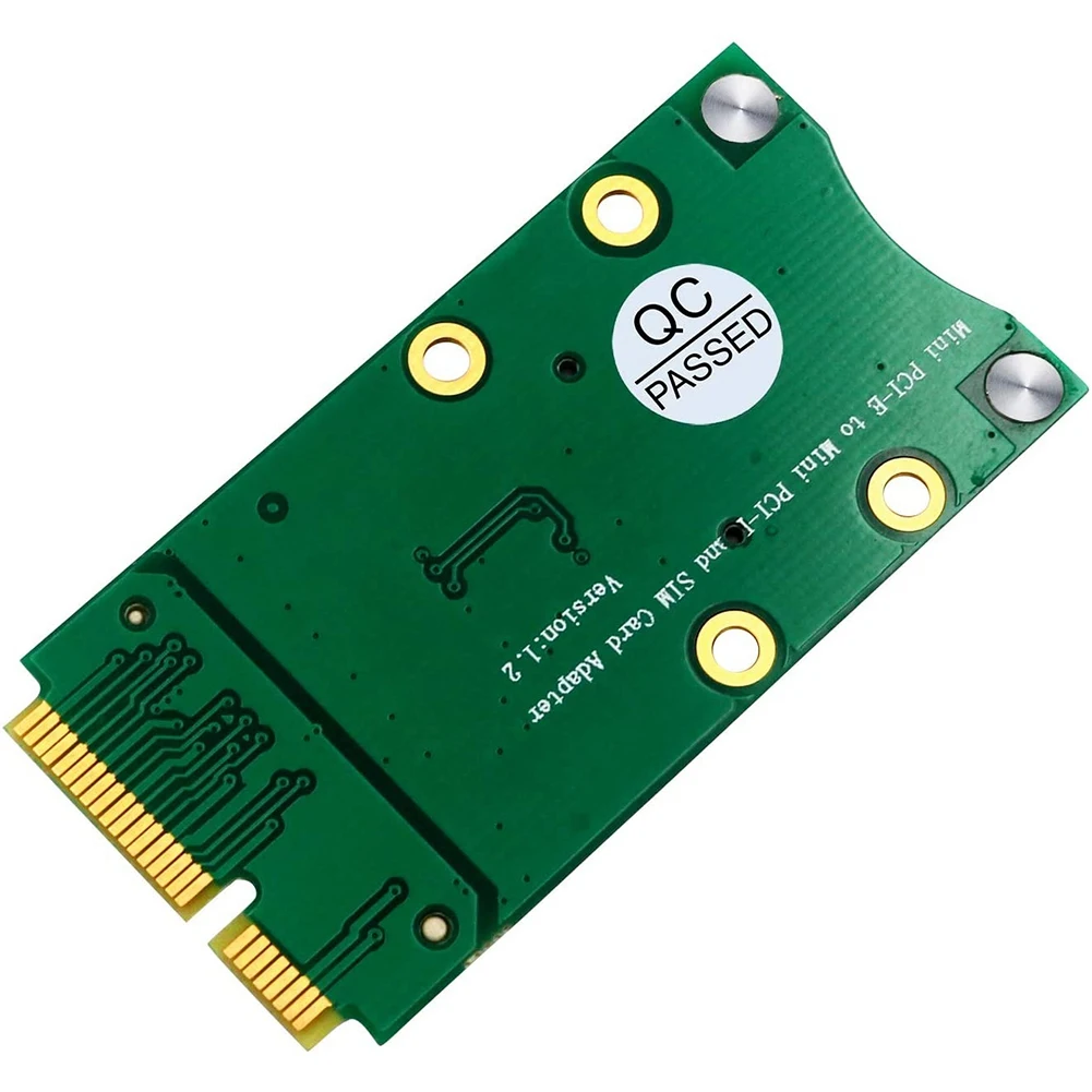 Mini adaptador Pci-E con ranura para tarjeta Sim, adecuado para 3G/4G, Wwan Lte, tarjeta Gps (soporte para tarjeta Sim tipo Flip)