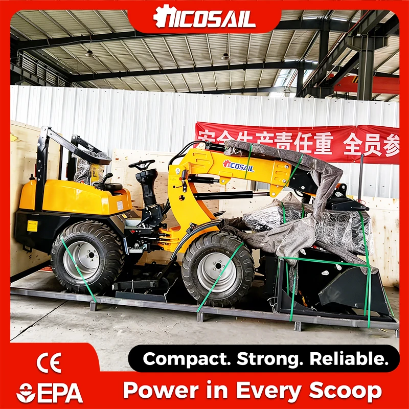 

Compact Telescopic Boom Loader 12Km/h Stepless Speed for Warehouse & Railway Station Logistics