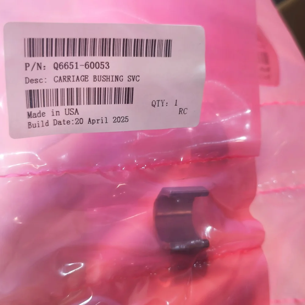 

1 комплект втулок каретки Q6651-60053 Q6651-60337 для HP DesignJet Z6100 Z6200 Z6600 Z6800 T7100 T7200 L25500 L26500 Z4000 D5800