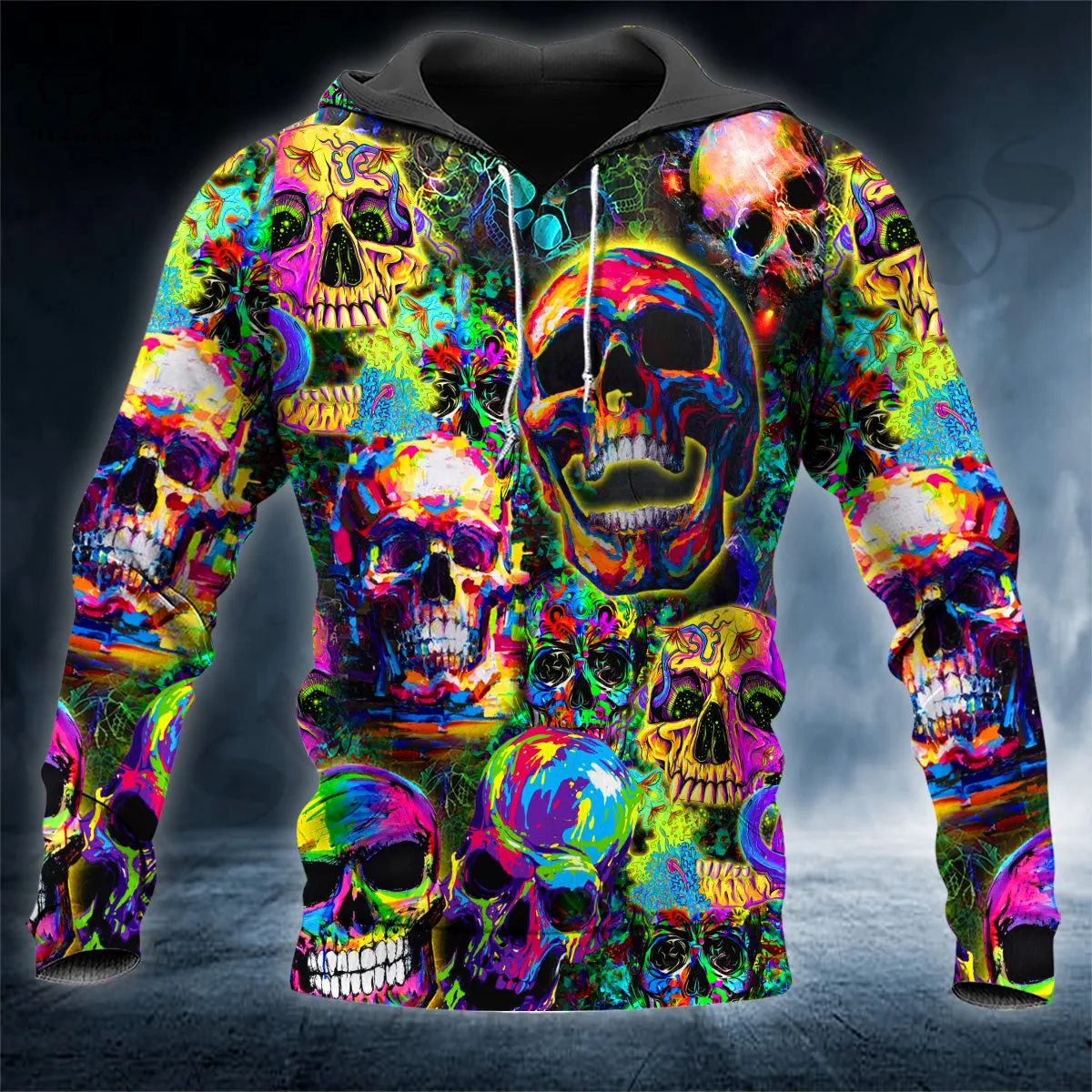 

PLstar Cosmos Newest 3DPrint Colorful Abstract Trippy Skull Gift Harajuku Streetwear Casual Unique Unisex Hoodies/Sweatshirt/Zip