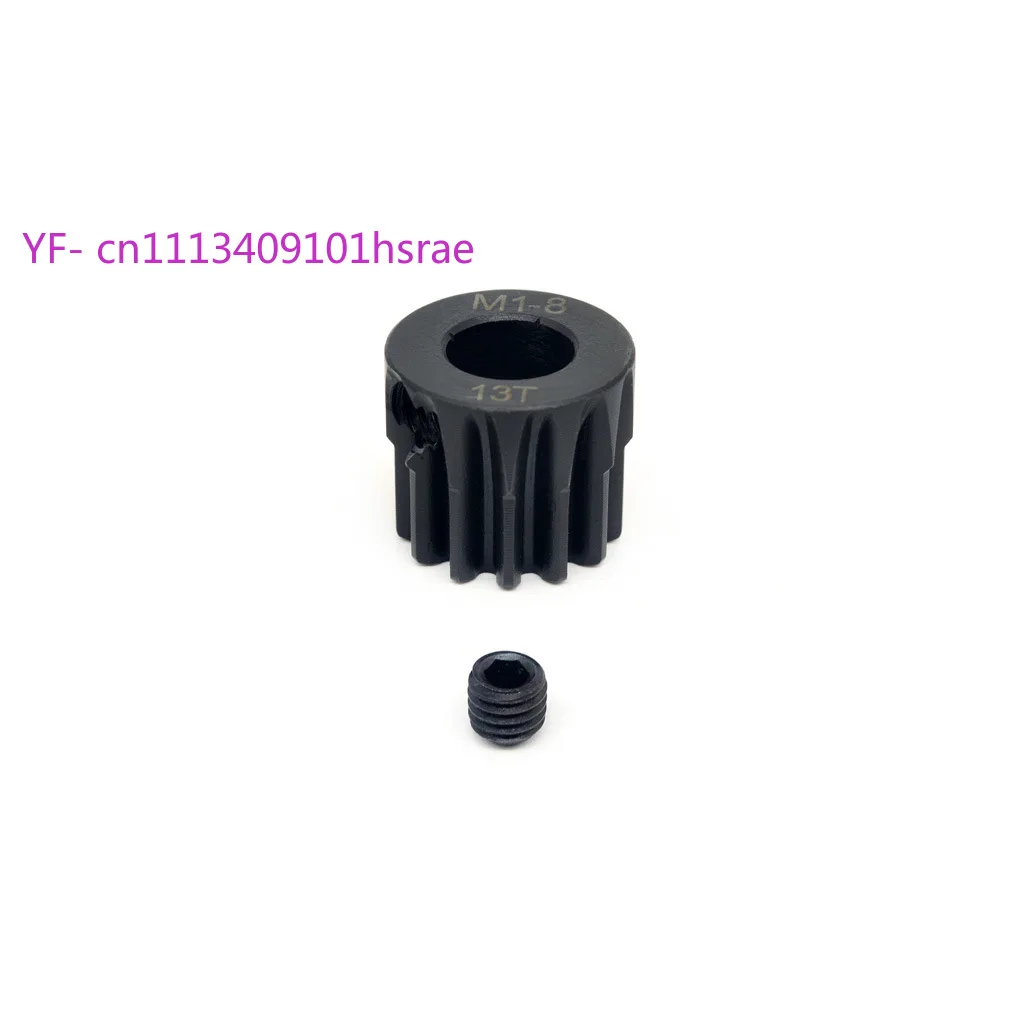Carbon Steel Hardware Gear, M1 8mm Bore, 13T-49T, 1/7 1/8 RC Car Universal Metal Pinion Gear