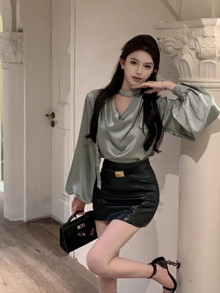 

Short 2 Pieces Skirt Sets for Women New in The Same Mini Clothing Arrivals Jacket Chic and Elegant Full Woman Outfit Long Sleeve