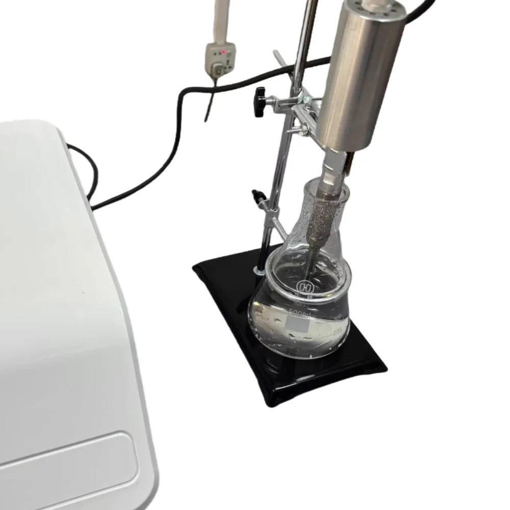 Ultrasonic Mixer Homogenizer Stirrer Cell Disrupter with Motor for Che micals Titanium Alloy ISO CE Certified High Capacity