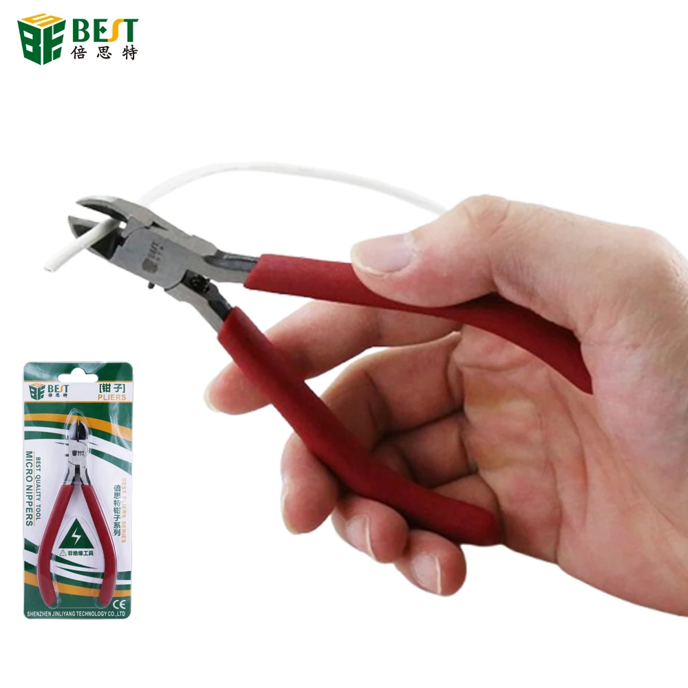 5inch Wire Cutting Pliers Cutting Side Snips Nipper Hand Tools Electrical Wire Cable Cutters for Motherboard PCB Wire Cut