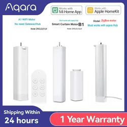 Aqara A1 B1 Smart Curtain Motor telecomando Wireless Smart motorizzato Electric Timing APP Mihome smart home Ecosystem Product