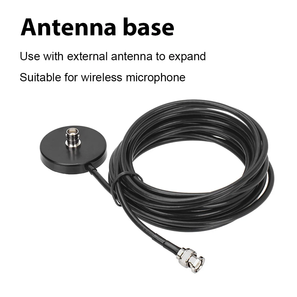 Антенна BNC RG58 с магнитным основанием, портативный разъем BNC для двухсторонней радиосвязи, с 5 звездами