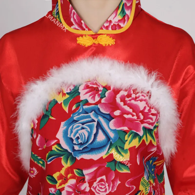 traditional chinese folk dance costume for woman national costumes fan dancing dances clothes yangko dress women yangge clothing