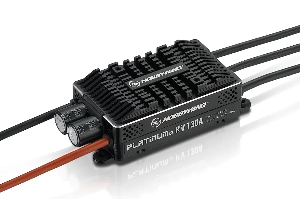 VoidFly Original Hobbywing Platinum HV V4 4.1 130A 200A BEC / OPTO 6-14S Lipo Empty mold Brushless ESC for RC Drone Helicopters