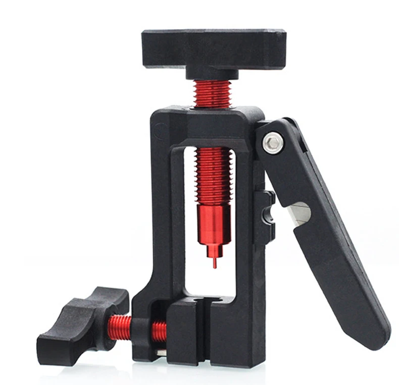2 in 1 Fahrrad hydraulische Scheiben bremse Öl Nadel Werkzeuge Treiber Schlauchs ch neider Kabel zange Oliven anschluss Einsatz bh59 bh90 Presse installieren – Detail 9