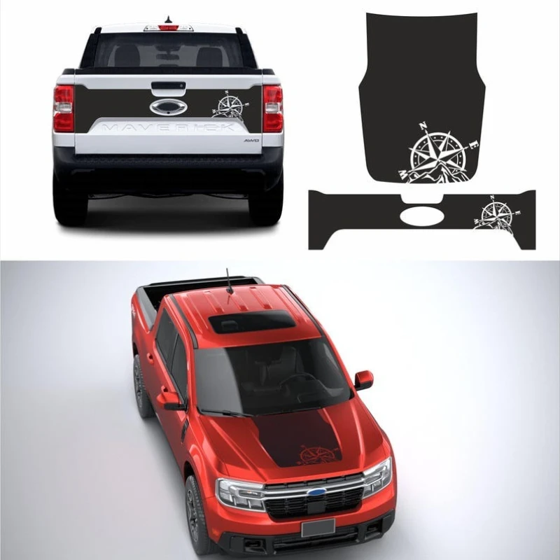

Car Vinyl decal FOR Ford Maverick 2022-2025 body appearance sporty fashionable professional decal accessories