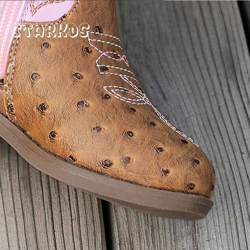 FOTO 5 - Розово-коричневые сапоги в