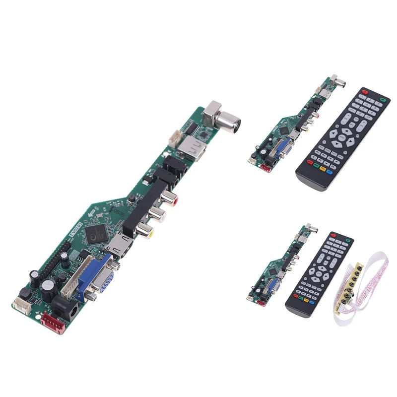 

High Quality T.V53.03 Universal LCD TV Controller Driver Board V53 Analog TV TV/AV/PC/HD/USB Media Motherboard