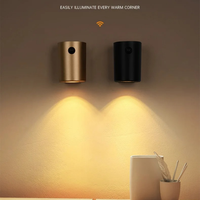 Human Body Sensing Spotlights Usb Charging Magnetic Suction Atmosphere Decor Living Room Bedroom Corridor Background Wall Lamps