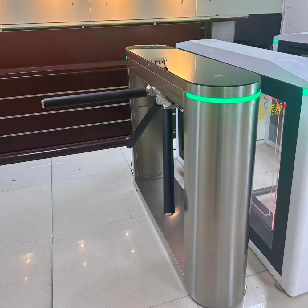 High Security Automatic Swing Barrier Stainless Steel Anti-rust Tripod Turnstile Scenic Spot E-ticket System Tripod Gate