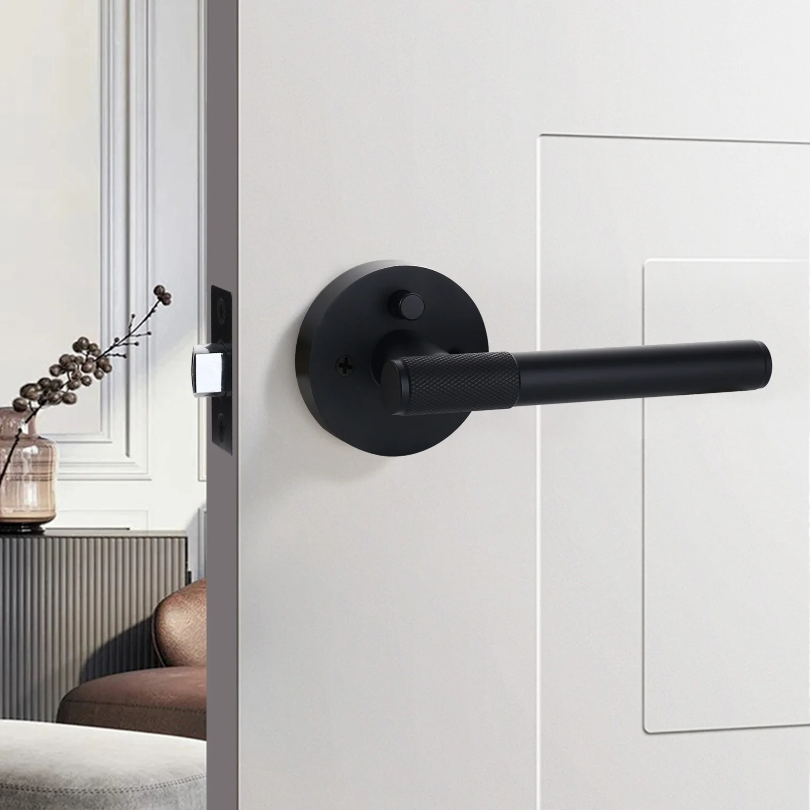 

Gold Door Locks Handle L/uxury Modern Door Handles for Interior Doors