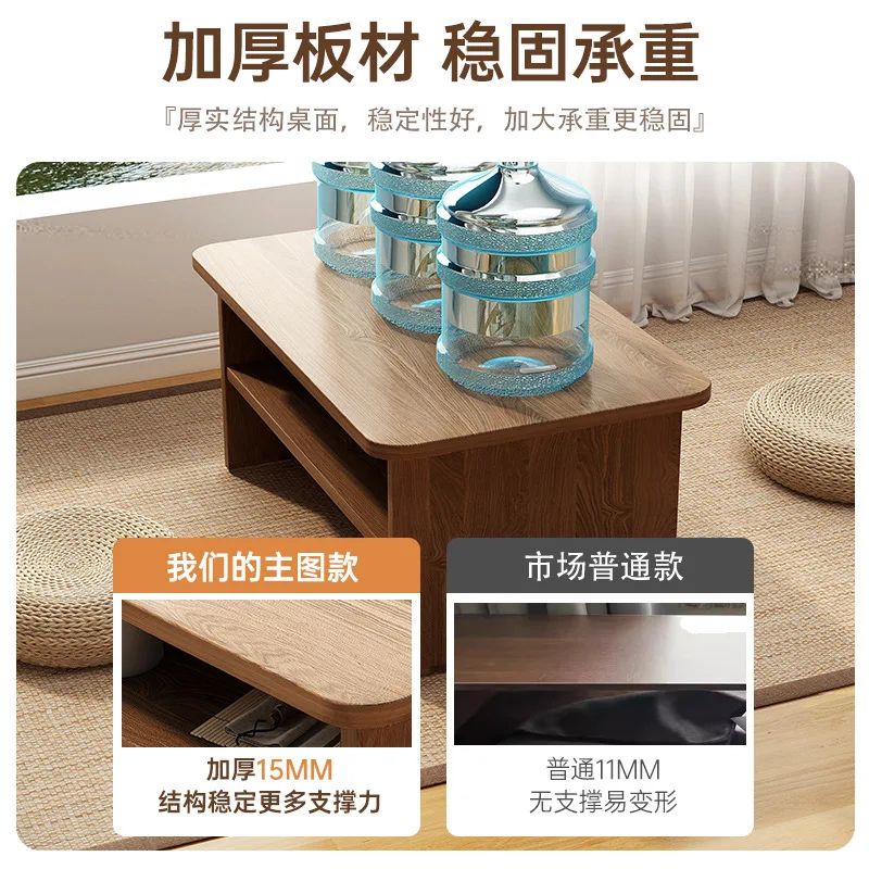 Bay Window Kang Small Furniture, Modern Simple Tatami Tea Desk, Bedroom Household Bed Sitting Low Kang Furniture