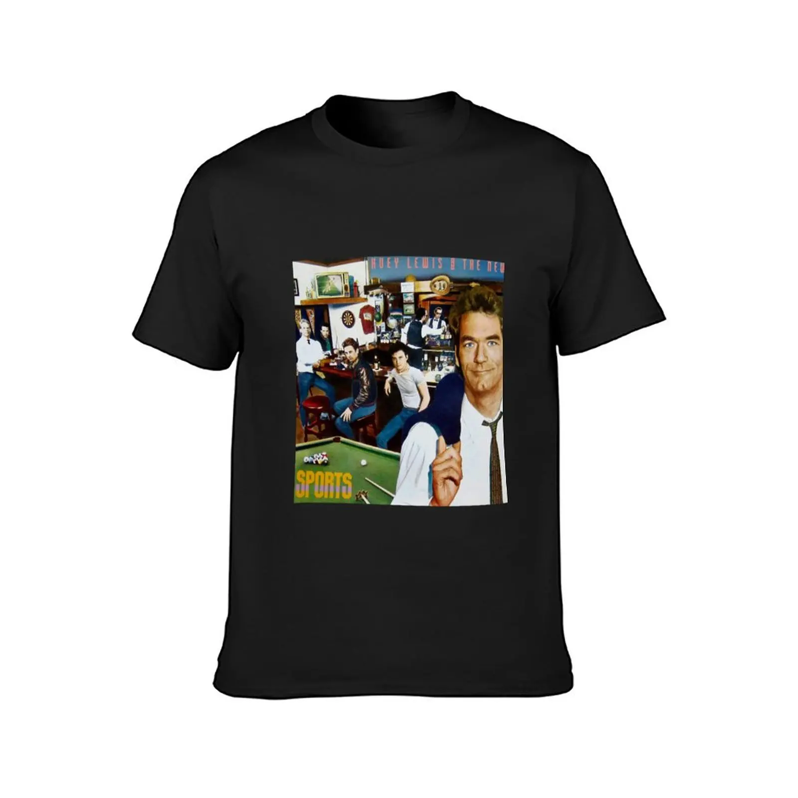 huey sport lewis news T-Shirt summer tops vintage clothes quick-drying clothes for men