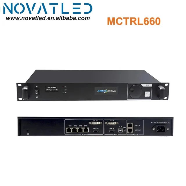 NOVA LED Display Controller MCTRL660 Sending Card  DVI Video Processor P6.67 Full Color LED Display Screen