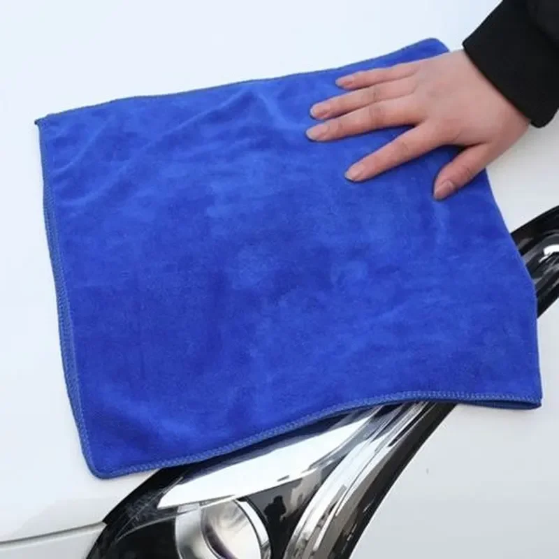 10/200PCS Microfiber Car Cleaning Handdoeken Super Absorberende Auto Drogen Doek Huishoudelijke Auto Care Detaillering Zomen Handdoek Stofdoek vodden