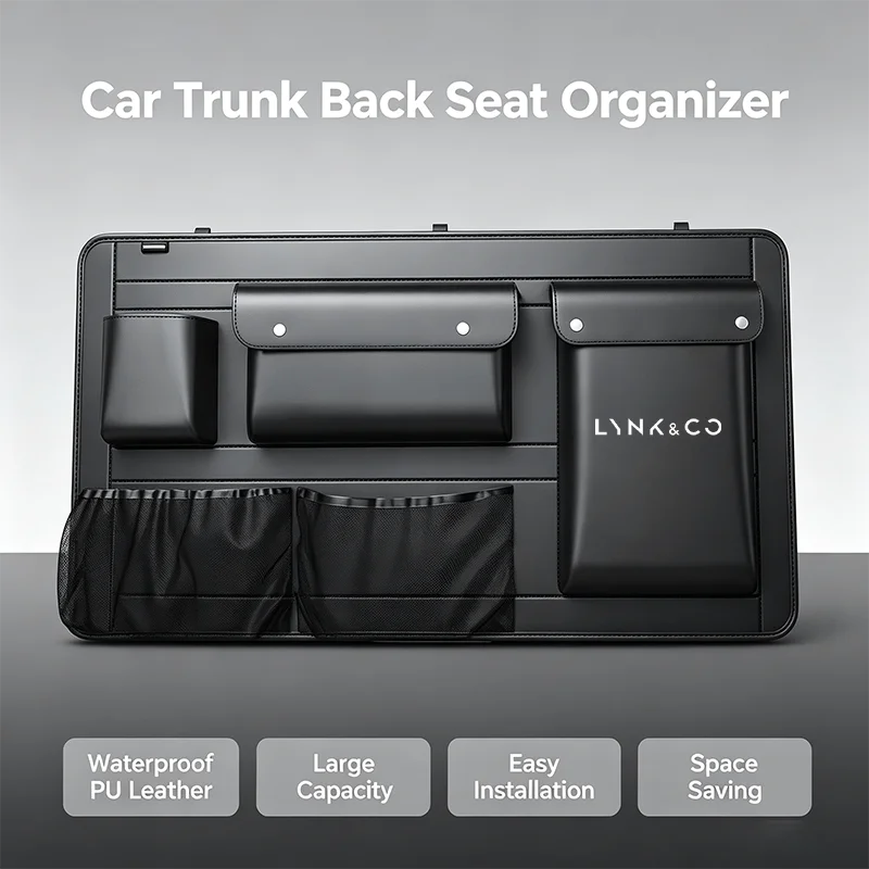 Car Rear Seat Back Storage Bag - Car Trunk Organizer Foldable Storage Box 评论和价格