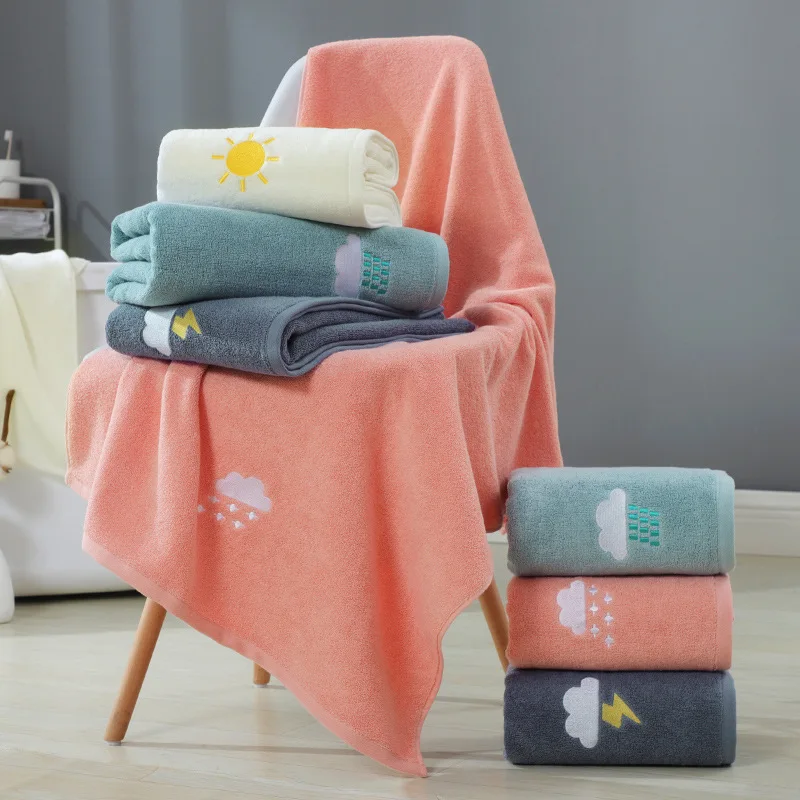 Bath Towel 140x70cm Extra Thick Soft Highly Absorbent Large Towel for Hotel Spa Beauty Salon Home Bathroom