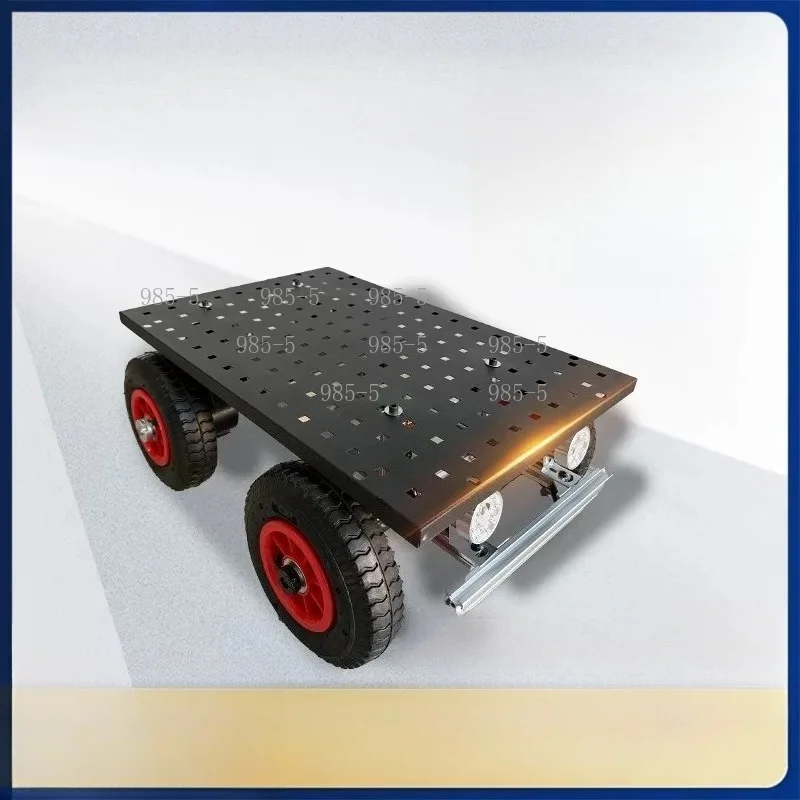 Powerful Electric Flatbed Car, Metal Body Personalized Assembled Remote Control Transport Car