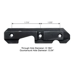 Tactical Steel 11mm Dovetail Side Plate Rail Zenitco Scope Mount Rifle For AK47 Saiga AK Mounts Hunting Accessories