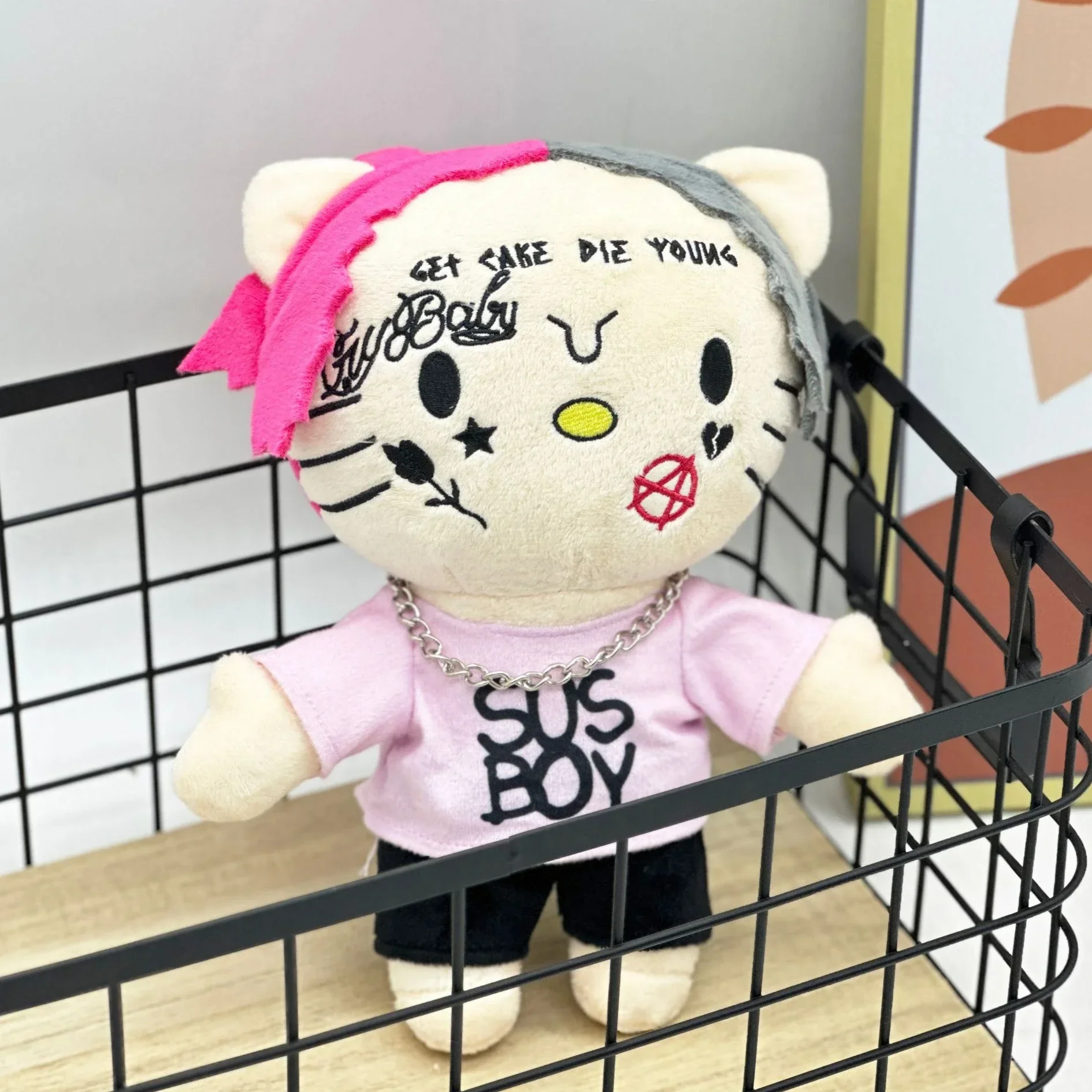 Hello Kitty 24cm LIL Peep Plush Doll Figure Stuffed Toys Cute Boys Girls Christmas Gift