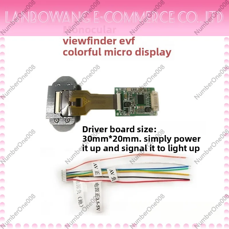 DIY 0.2 Inch Micro LCD Display with Eyepiece for Night Vision Thermal Imaging Handheld Helmet Mounted Display view 3