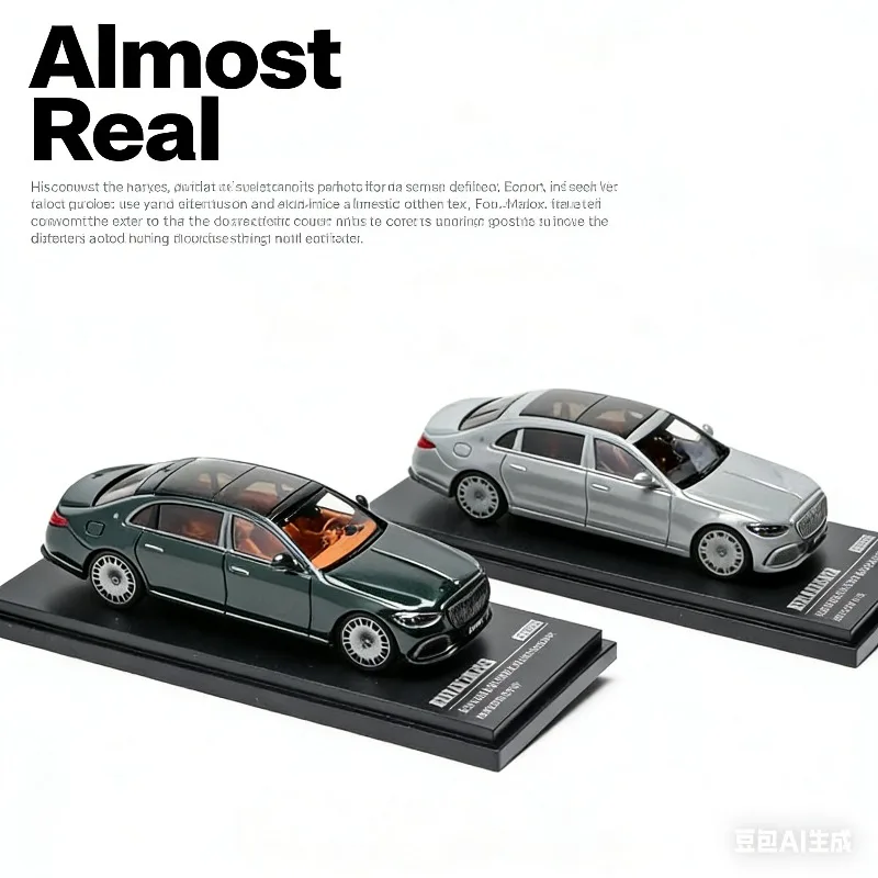

Масштабная модель автомобиля Almost Real 1:64 Barbosa 850, реалистичная статическая модель из сплава, подарок для мальчиков на праздник, коллекционный предмет для взрослых, украшение для интерьера.