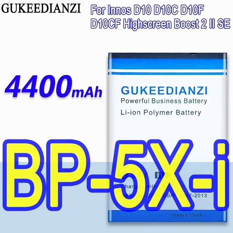 

Новая перезаряжаемая мобильная батарея BP-5X-i 4400 мАч для Innos D10 D10C D10F D10CF Highscreen Boost 2 II SE, литий-ионные батареи