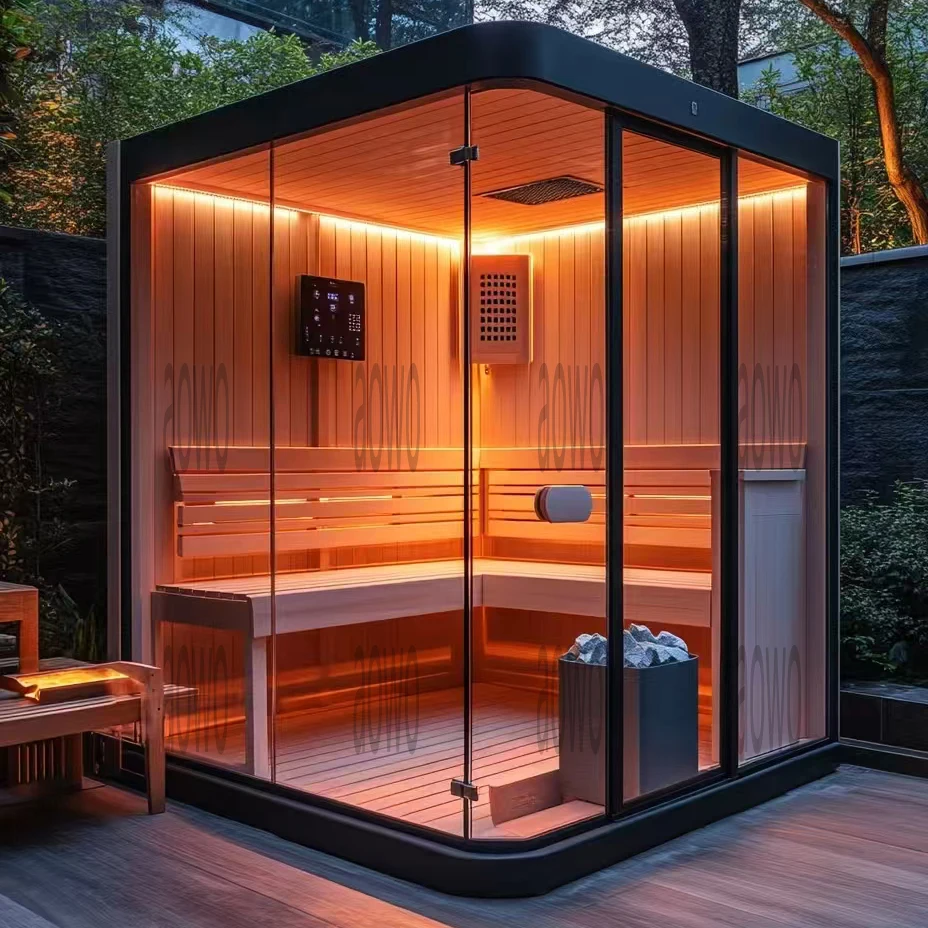 Sauna extérieur avec douche, c - Home Bathroom Sauna avis et prix
