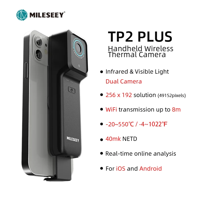 New MILESEEY Thermal Camera Android TR160i TR256i 256x192 Infrared Thermal Imager for Phone, Panel PCB Circuit Repair Tool