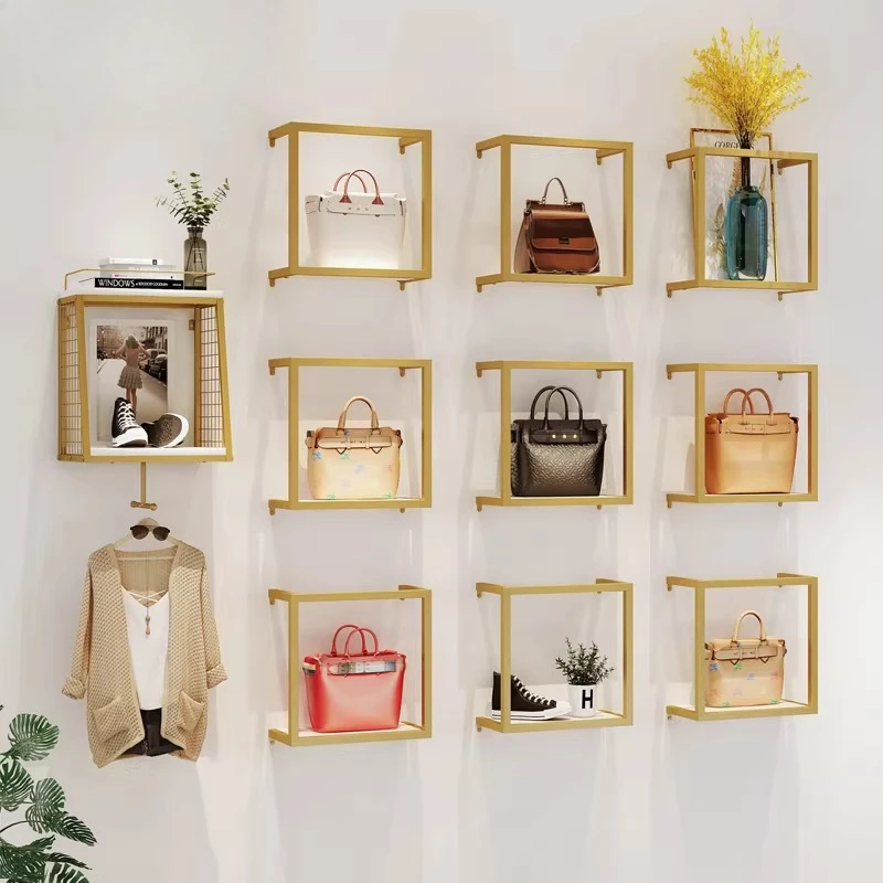 

Versatile Hanging Rack for Clothing Store Window Display Shelf Multifunctional Storage Shelves Commercial Decorative Organizer