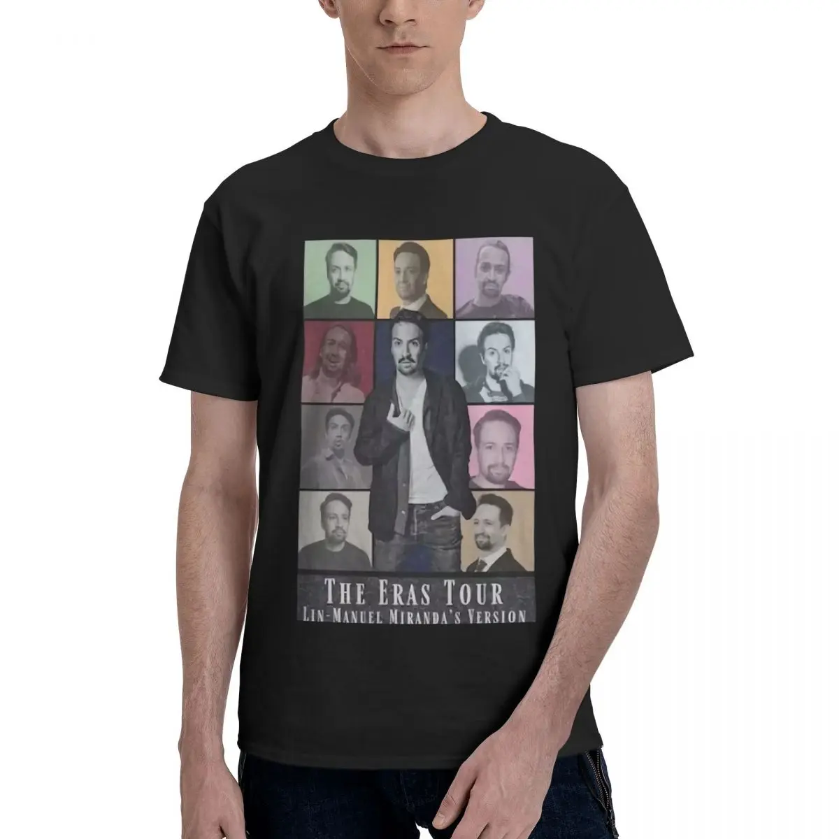 

Lin Manuel Miranda Eras, повседневная дышащая удобная одежда из 100% хлопка, новые топы и футболки, забавные подарки