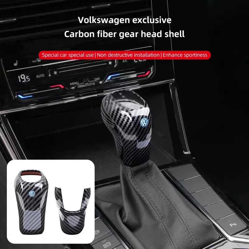 

Наклейка-накладка на ручку переключения передач для VW Polo Golf Passat Tiguan Arteon Touareg CC Caddy Magotan