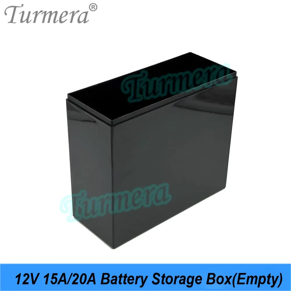 Turmera 12 V 15 A 20 A Batterie-Aufbewahrungsbox mit Hand-M5-Schraube für DIY 18650 32700 33140 12 V 24 V unterbrechungsfreie Stromversorgung