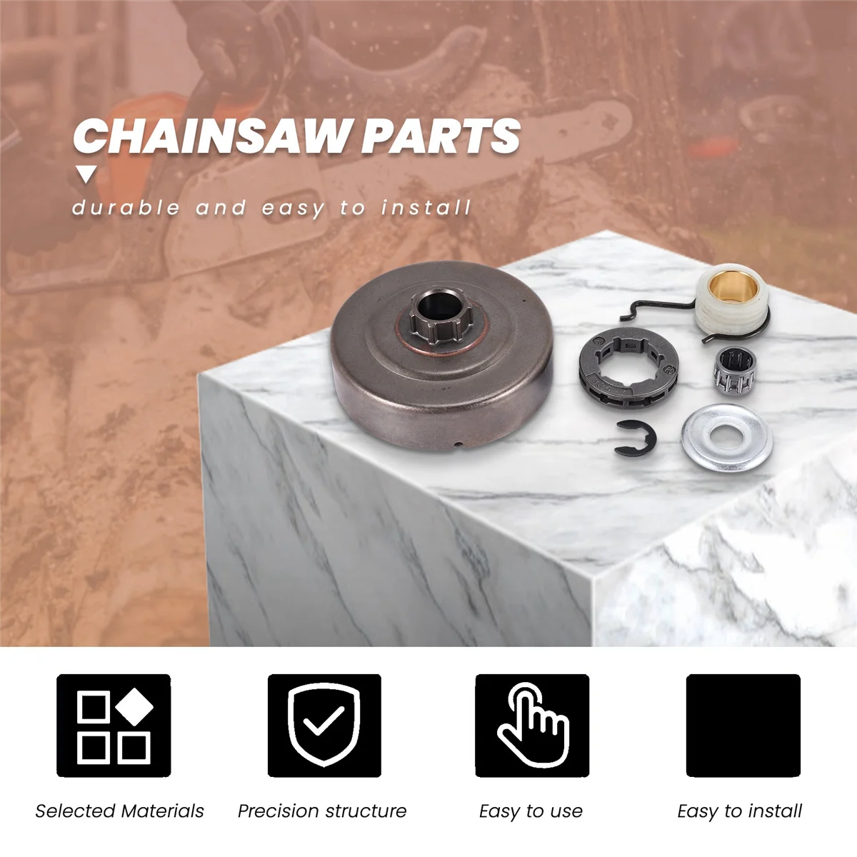 325-7 مخلب طبل حافة ضرس مجموعة أدوات المحمل ل MS180 018 017 MS170 MS250 MS230 MS210 MS180C بالمنشار