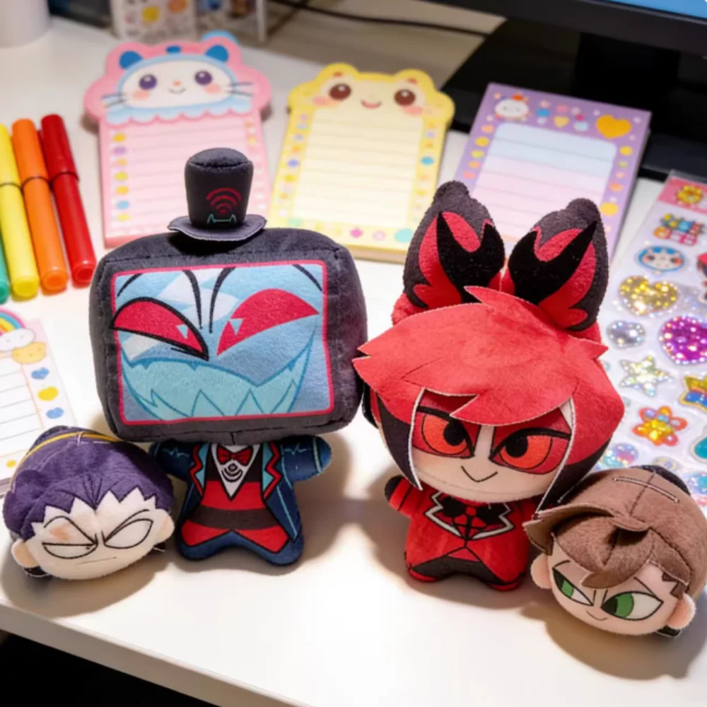 

In Stock Bandai Anime Plush Doll Pendant Soft Toy Filled Animal Collectible Hell Hotel Series Toy for Kid Fans Gifts