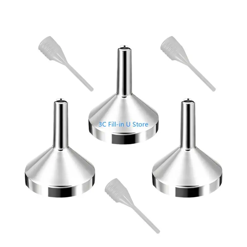 G8TA 3 PCS Funil Metal Funil Funil Small Funil para pó