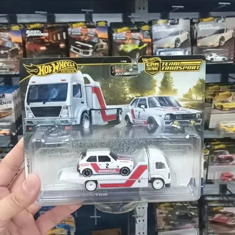 

New Sale Hot Wheels Flf56 2025 F Case Transport Fleet Series Alloy Die Casting Car Model Toyota Plymouth Toys Cars Surprise Gift