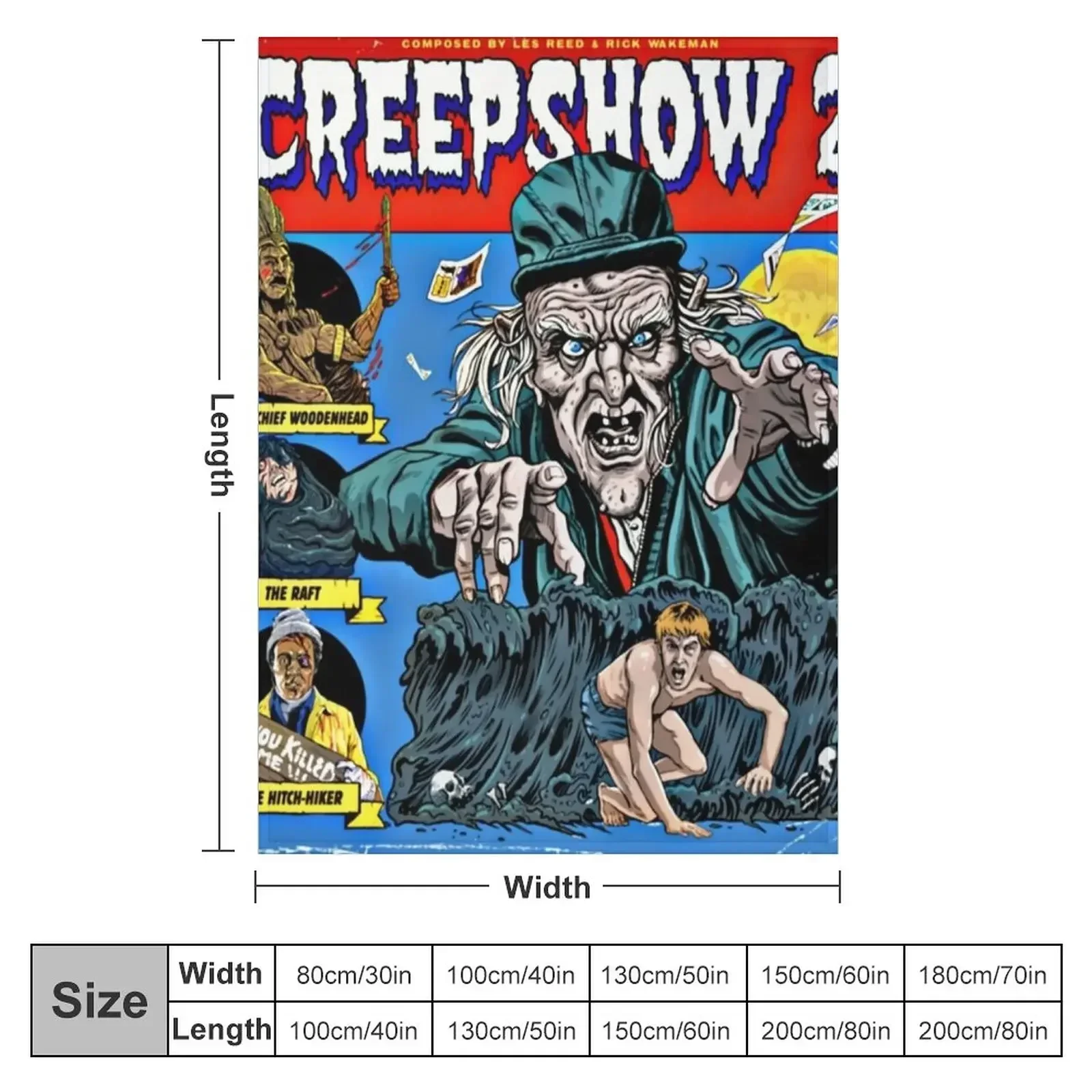 Creepshow 2 Throw Blanket Cute heavy to sleep Blankets