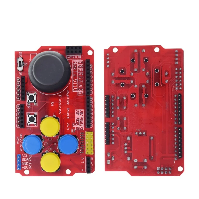 

1/2/5 шт. джойстик-шилд для платы расширения Arduino с функциями аналоговой клавиатуры и мыши