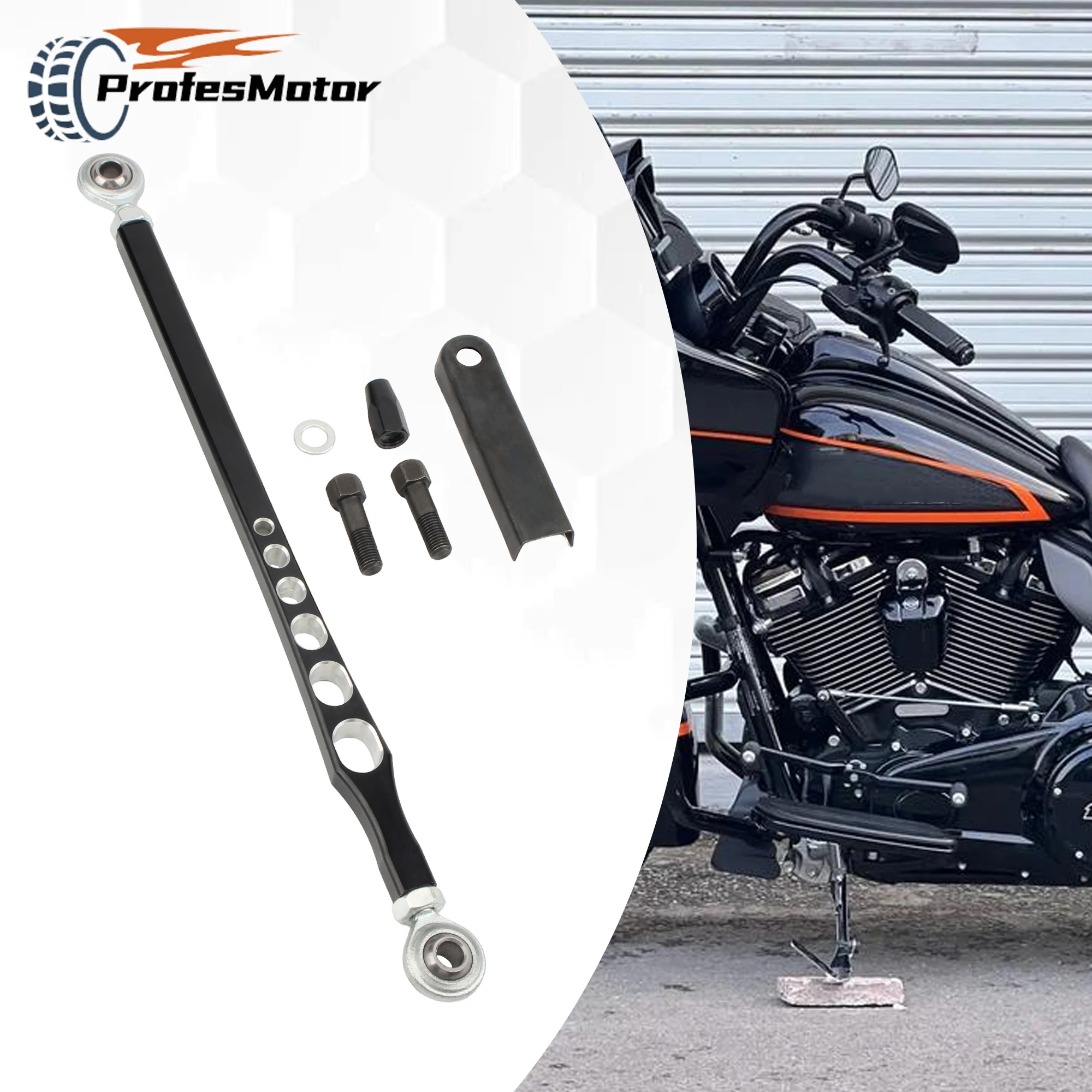 

Motorcycles Gear Shift Linkage Lever For Harley Touring Softail Road King Electra Glide Fat Boy CNC Aluminum Moto Modified Parts