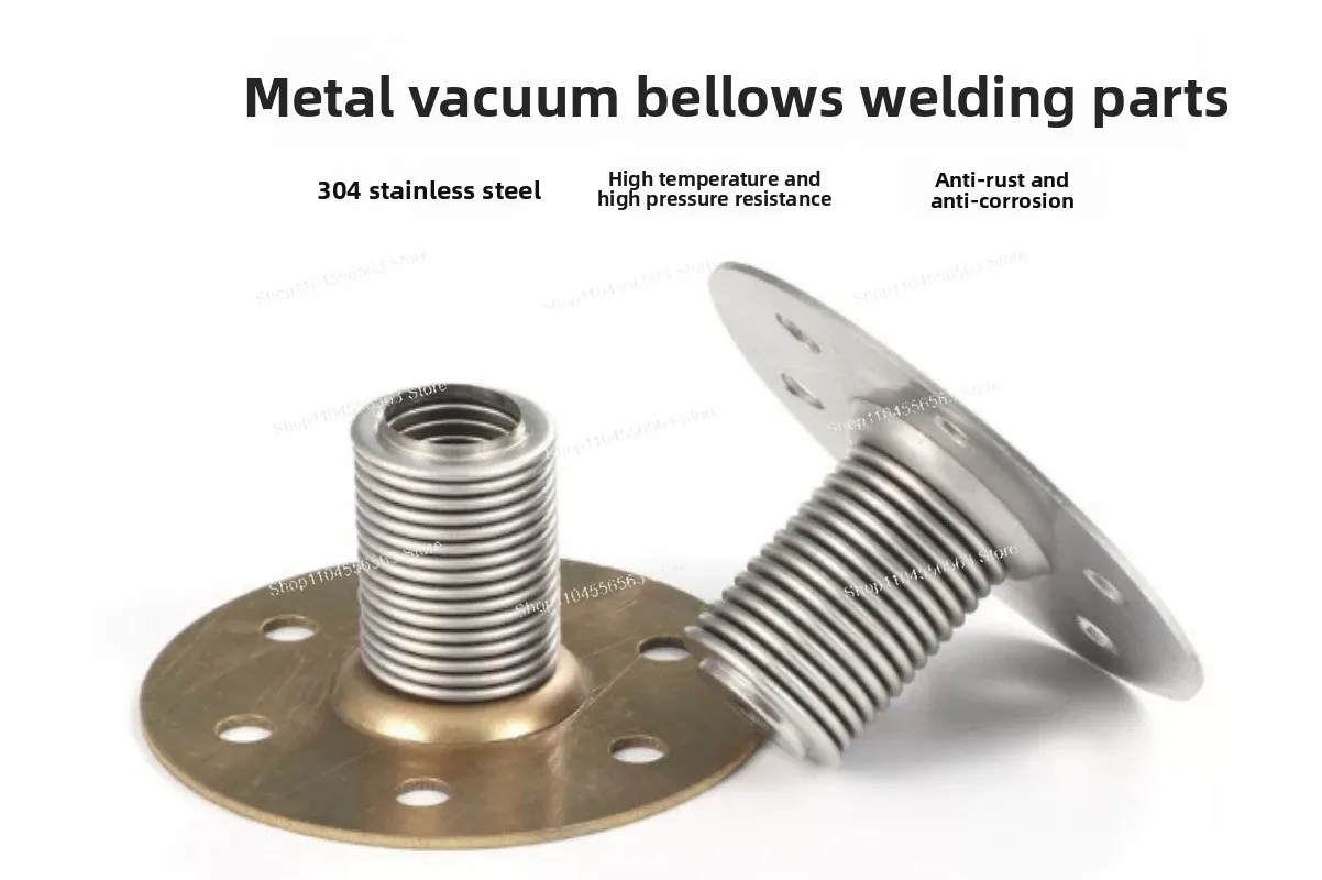 Precision Metal Elastic Bellows Stainless Steel 304 Bellows Assemblies Corrosion-resistant Bellows Welding Parts