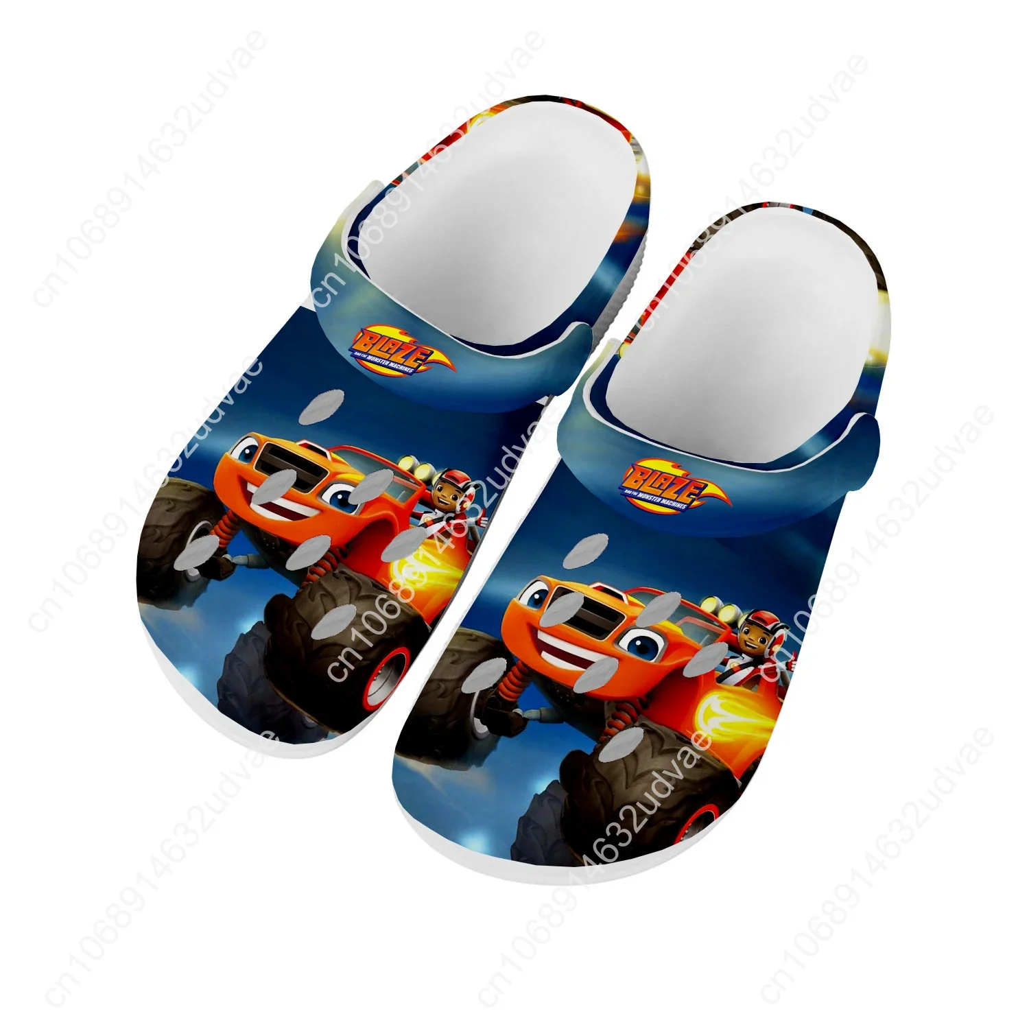 Blaze and the Monster Machines Water Shoes Mens Womens High Quality Home Garden Clogs Customizd Sandals Beach Hole Slippers